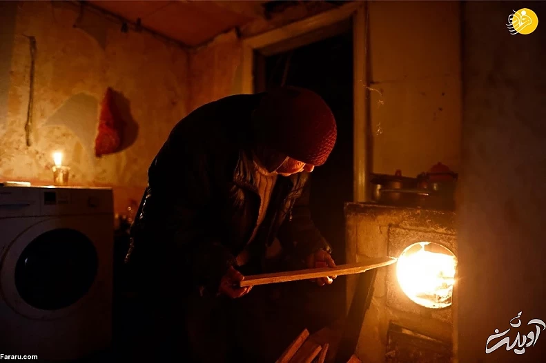 (تصاویر) داستان پیرزن اوکراینی و مرغهایش